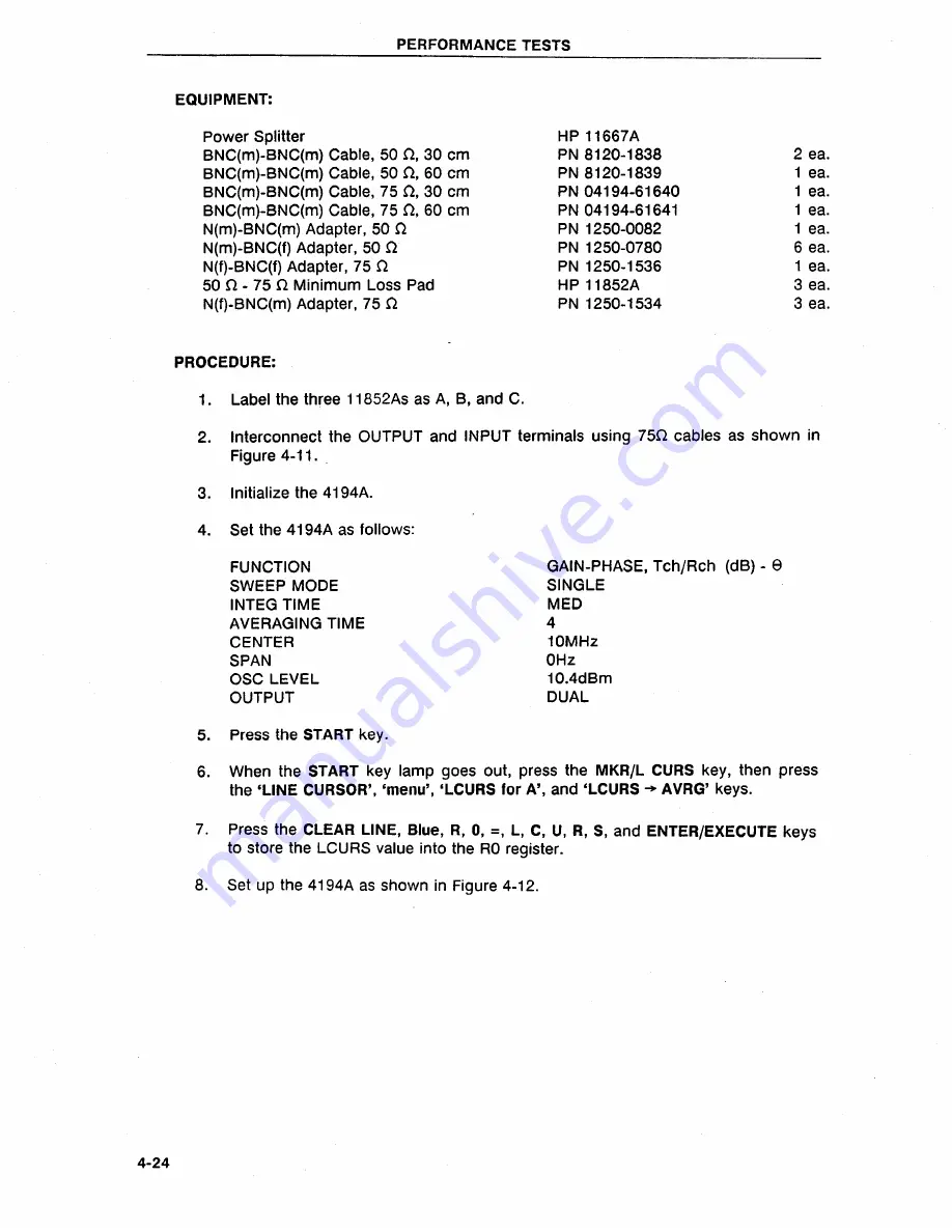 HP 4194A Скачать руководство пользователя страница 353