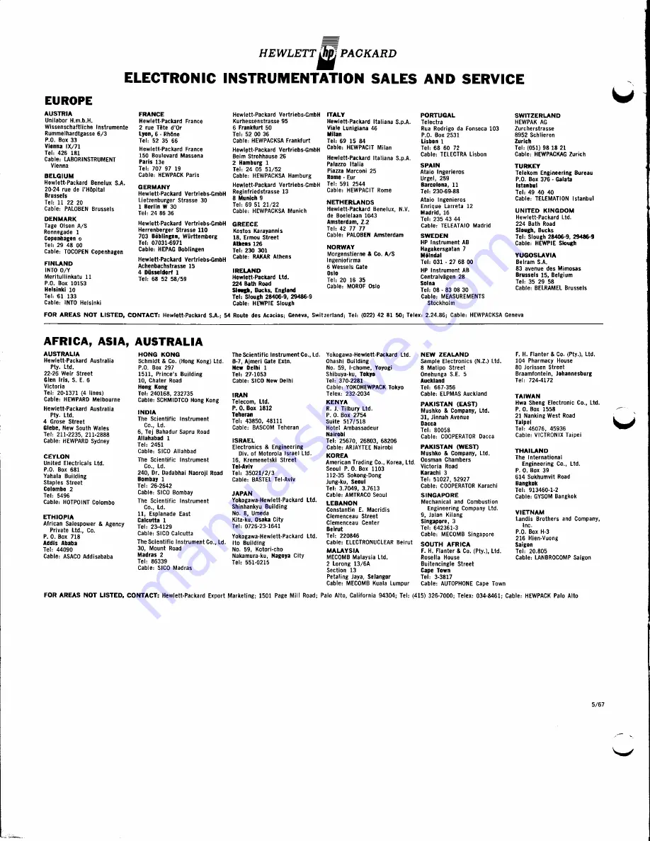 HP 423A Operating Note Download Page 10