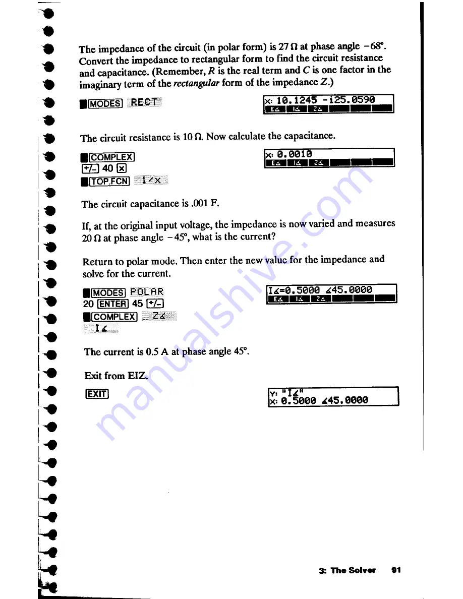 HP 42S Technical Manual Download Page 92