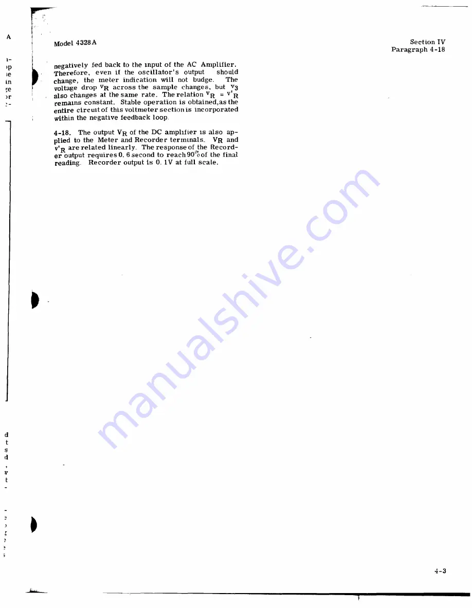 HP 4328A Operating And Service Manual Download Page 24