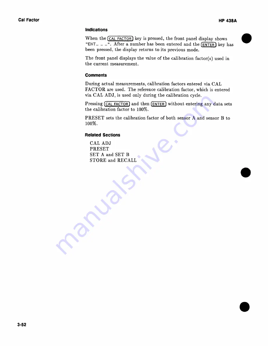 HP 438A Operating And Service Manual Download Page 82