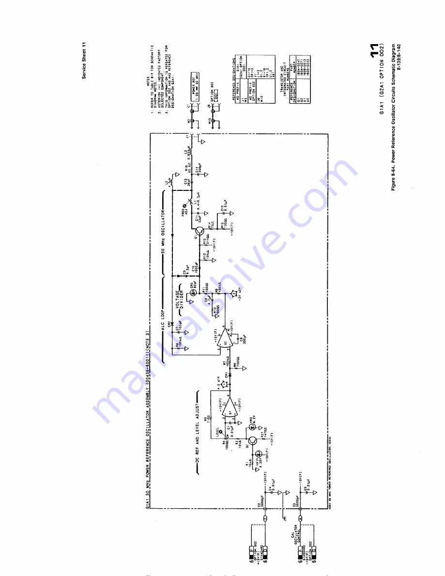 HP 438A Operating And Service Manual Download Page 304