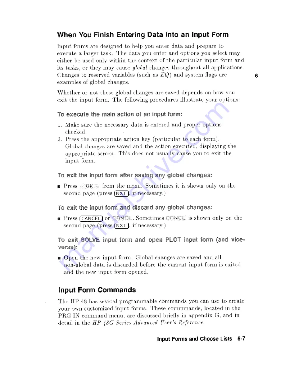 HP 48G  - 48G Graphing Calculator User Manual Download Page 85