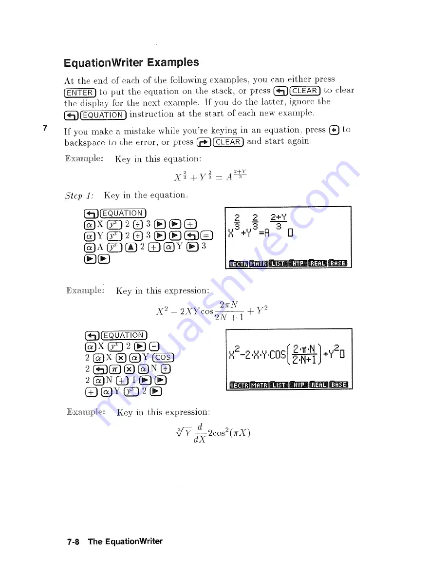 HP 48G  - 48G Graphing Calculator Скачать руководство пользователя страница 94