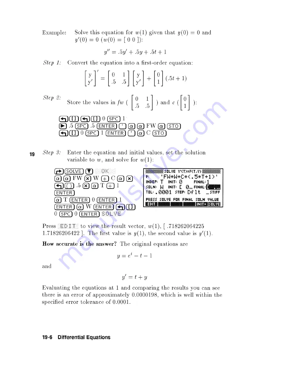 HP 48G  - 48G Graphing Calculator Скачать руководство пользователя страница 232