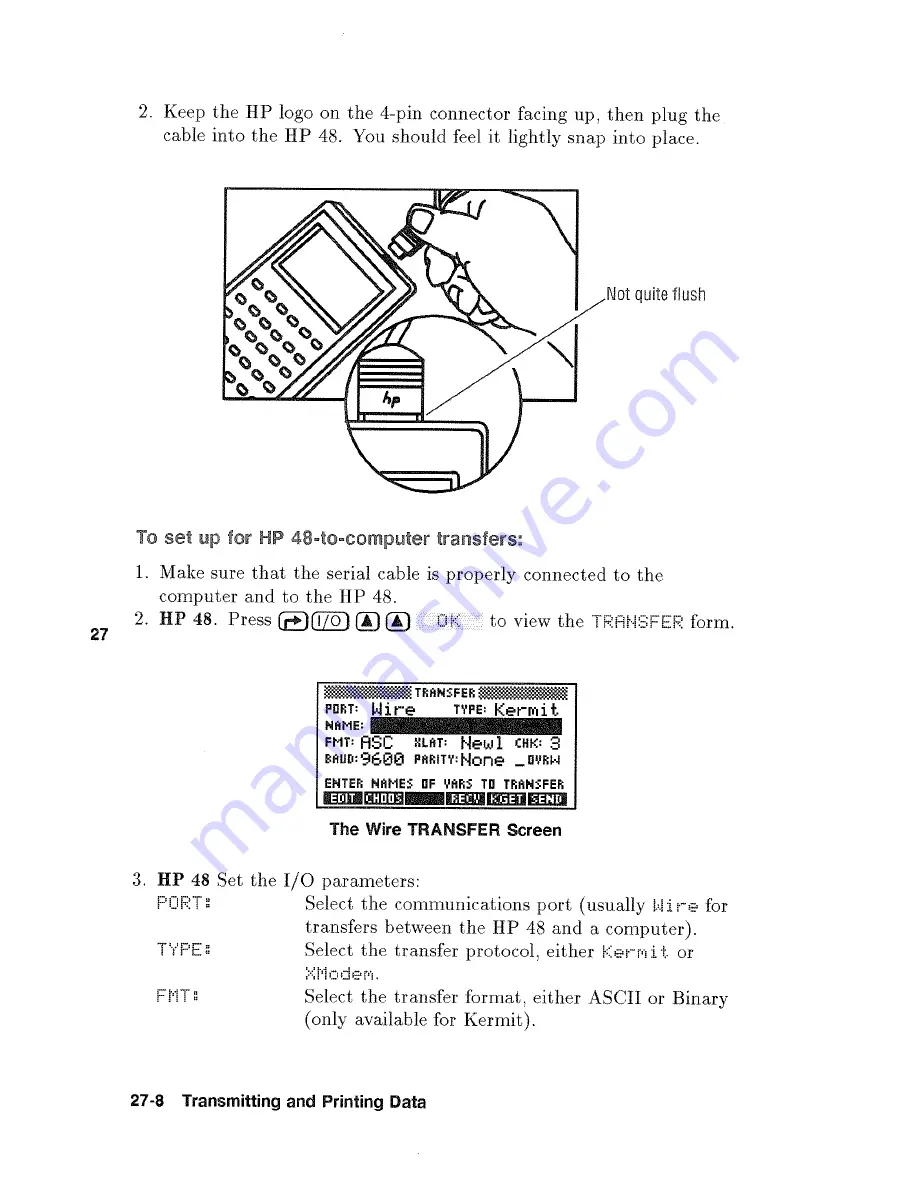 HP 48G  - 48G Graphing Calculator Скачать руководство пользователя страница 376