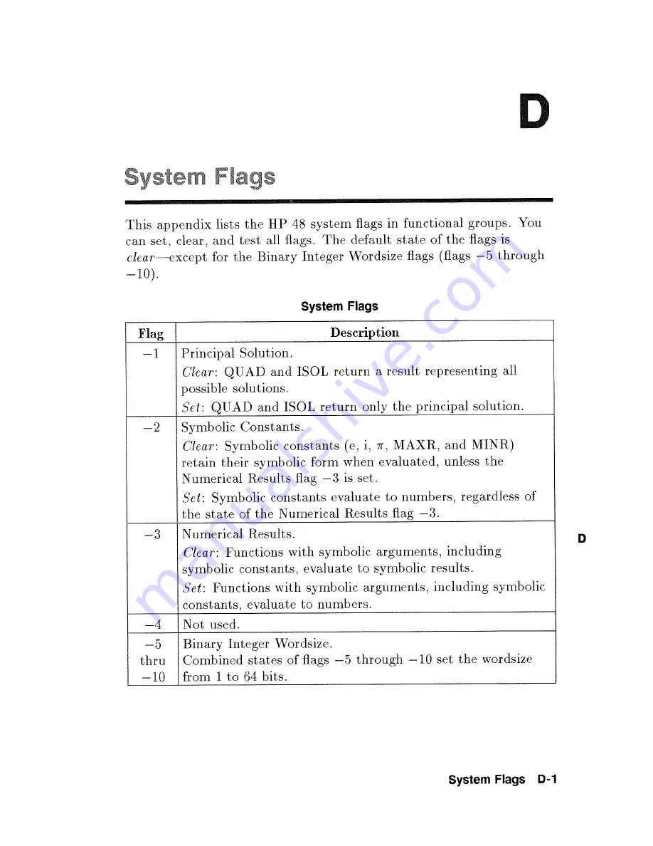 HP 48G  - 48G Graphing Calculator User Manual Download Page 467