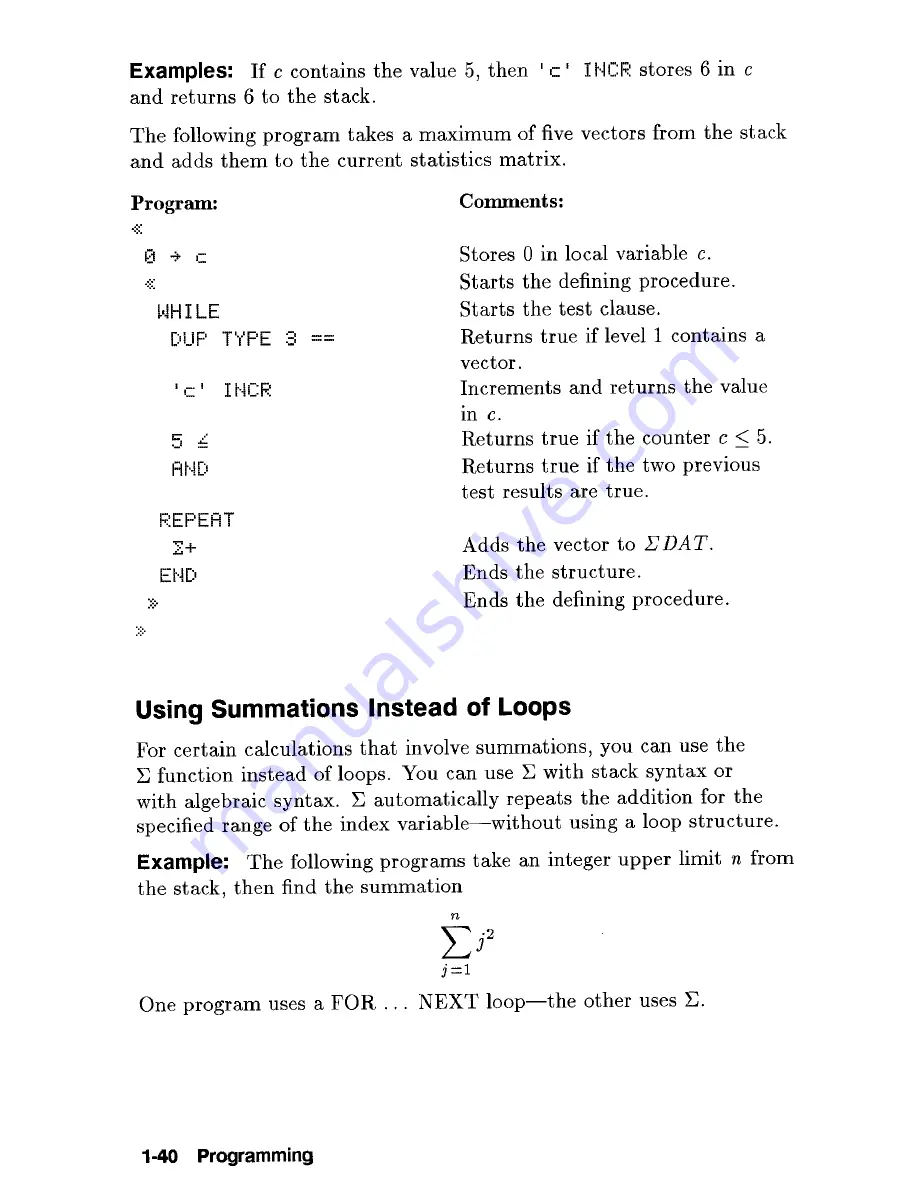 HP 48G Series Advanced User'S Reference Manual Download Page 64