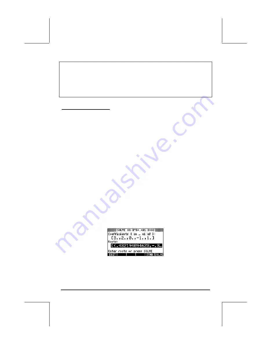 HP 48GII User Manual Download Page 207