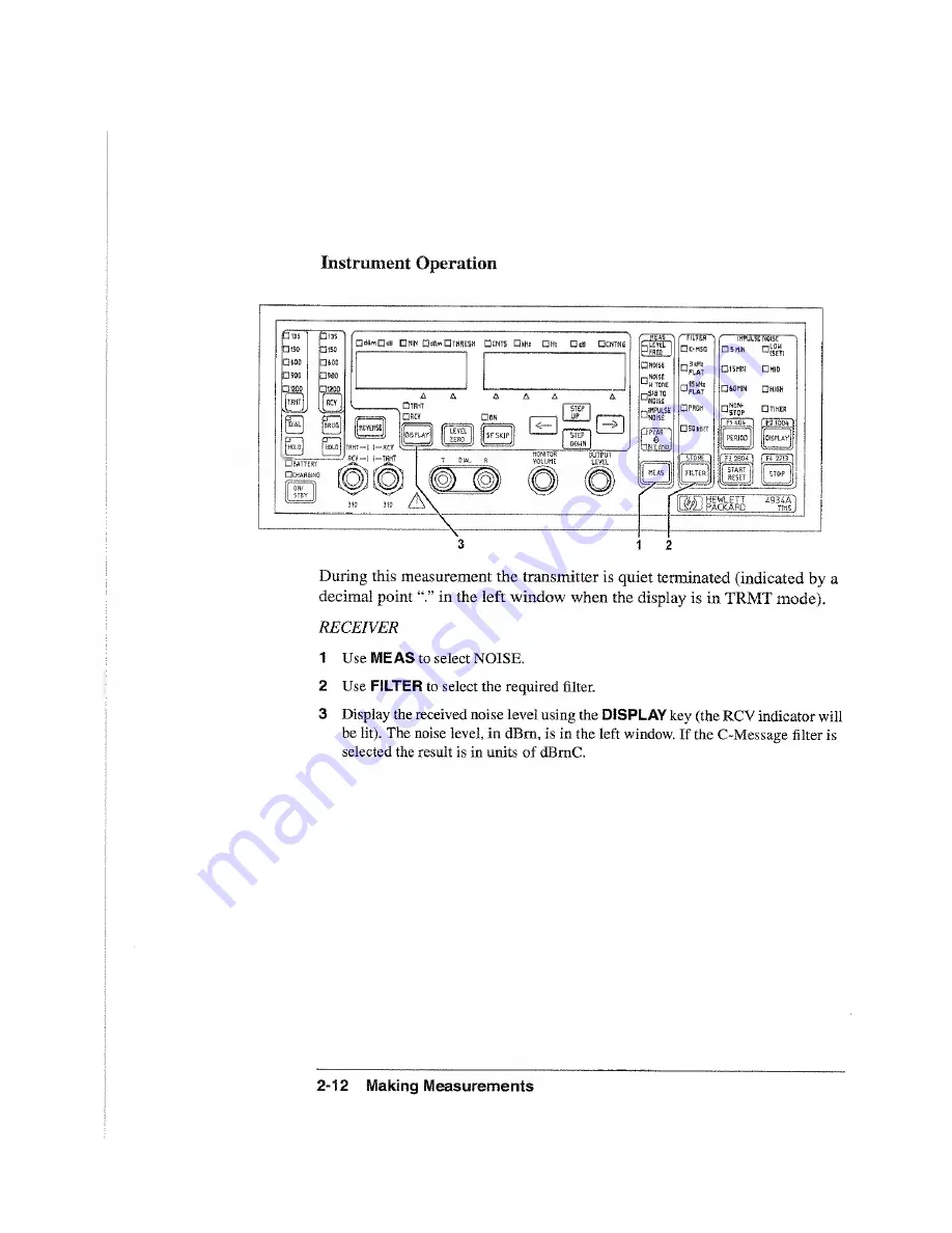 HP 4934A Operating And Calibration Manual Download Page 30