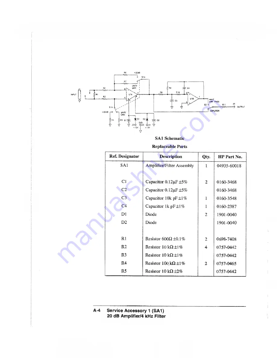 HP 4934A Operating And Calibration Manual Download Page 130