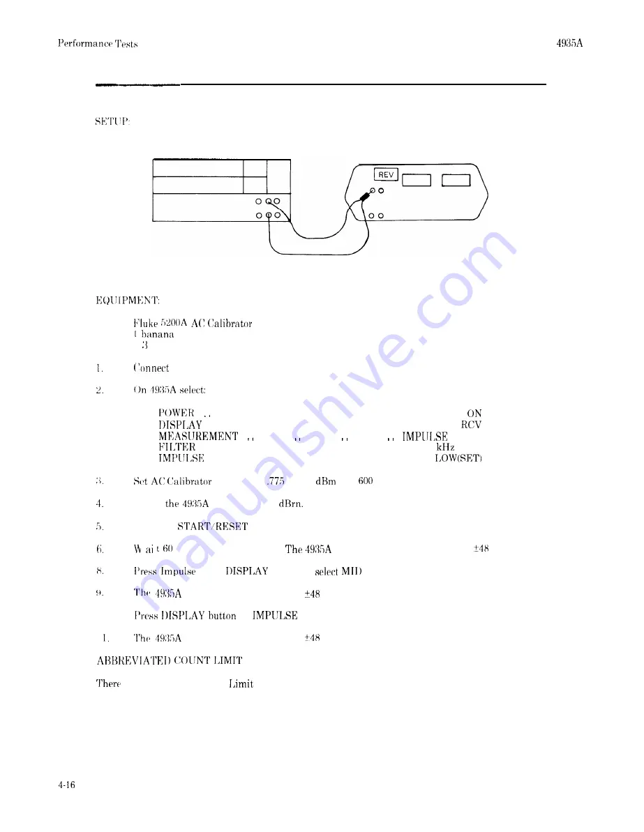 HP 4935A Operating And Service Manual Download Page 67