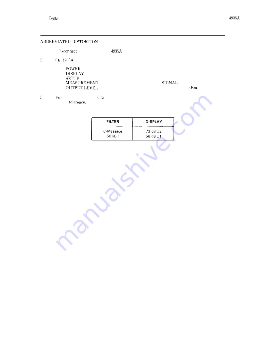 HP 4935A Operating And Service Manual Download Page 75