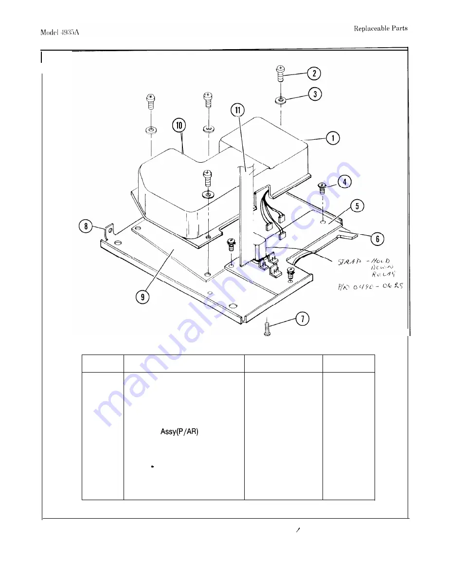 HP 4935A Operating And Service Manual Download Page 95