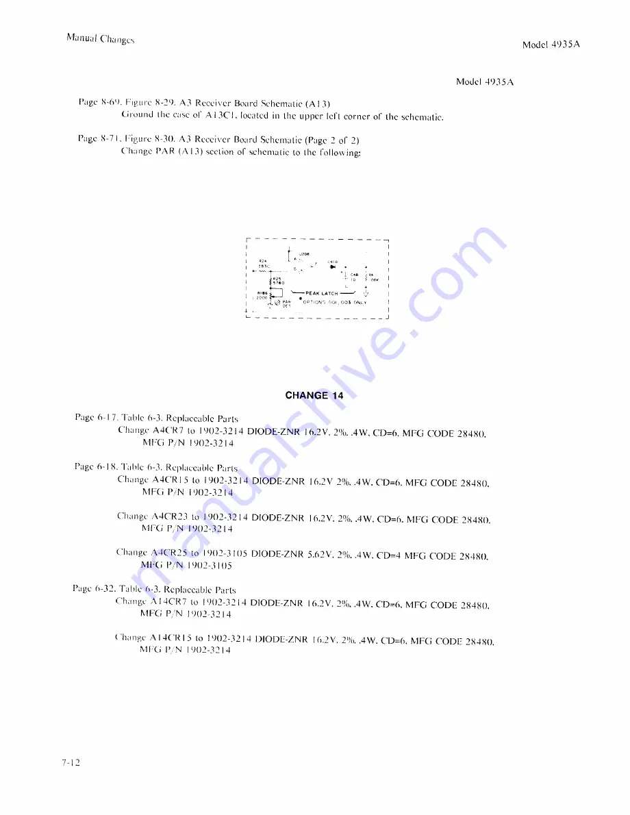 HP 4935A Operating And Service Manual Download Page 138