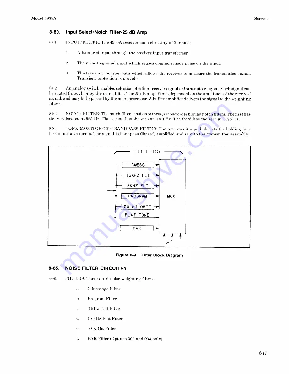 HP 4935A Operating And Service Manual Download Page 235