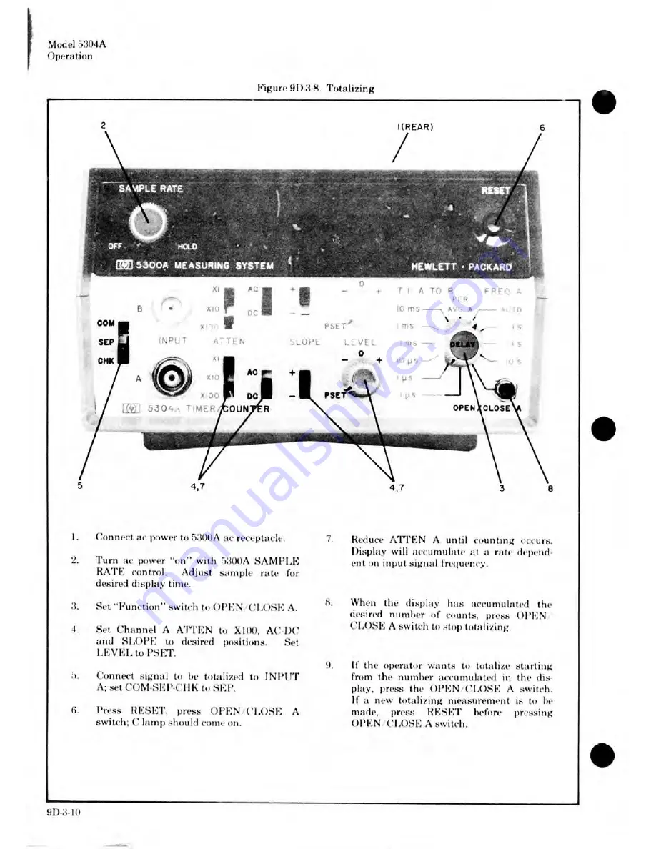 HP 5304A Скачать руководство пользователя страница 22