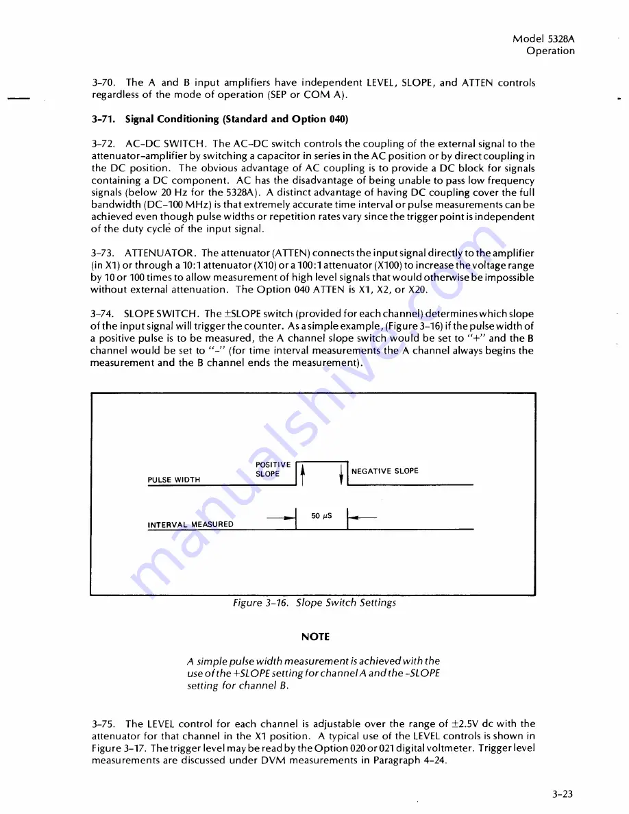 HP 5328A User Manual Download Page 42