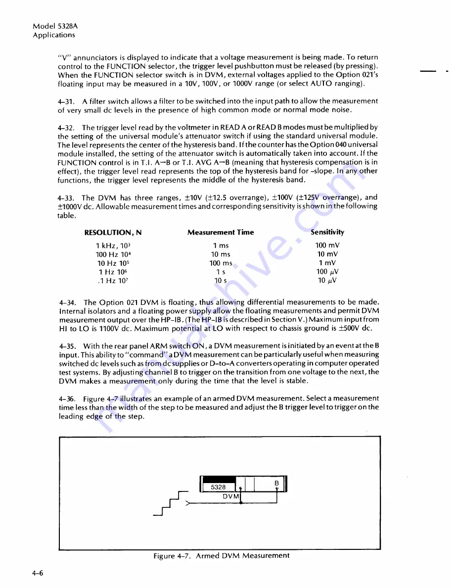 HP 5328A User Manual Download Page 53