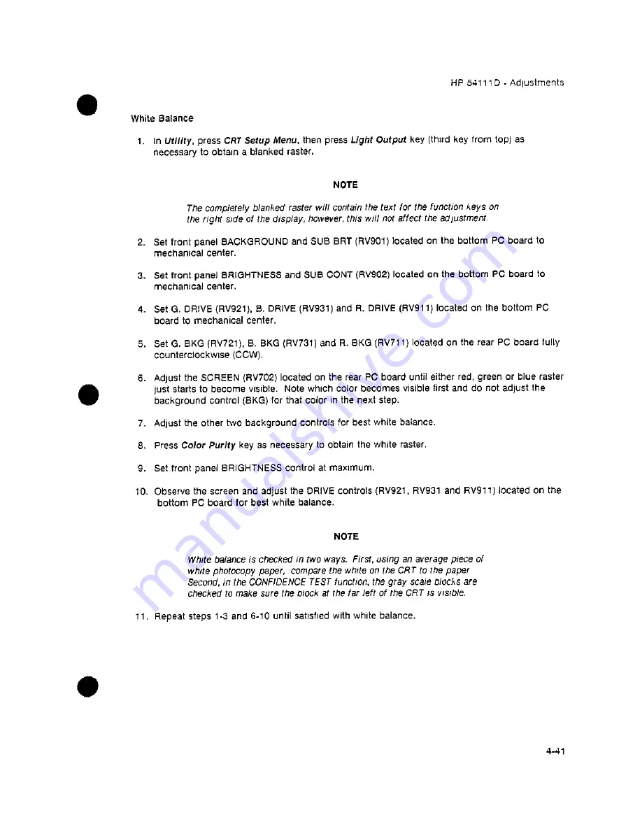 HP 54111d Service Manual Download Page 90