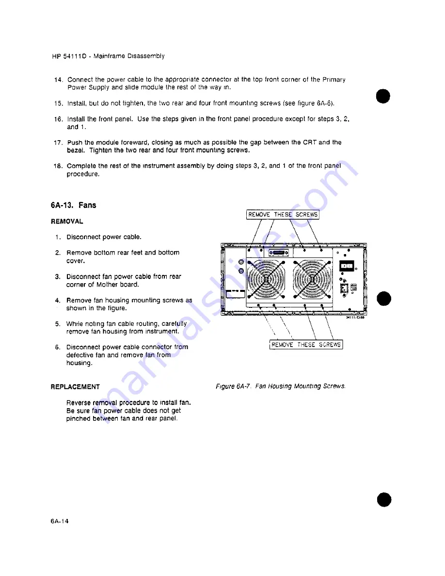 HP 54111d Service Manual Download Page 117