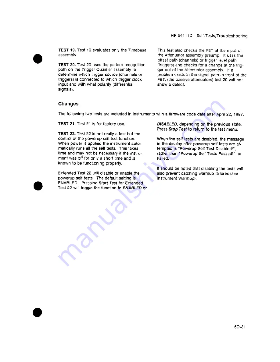 HP 54111d Service Manual Download Page 198