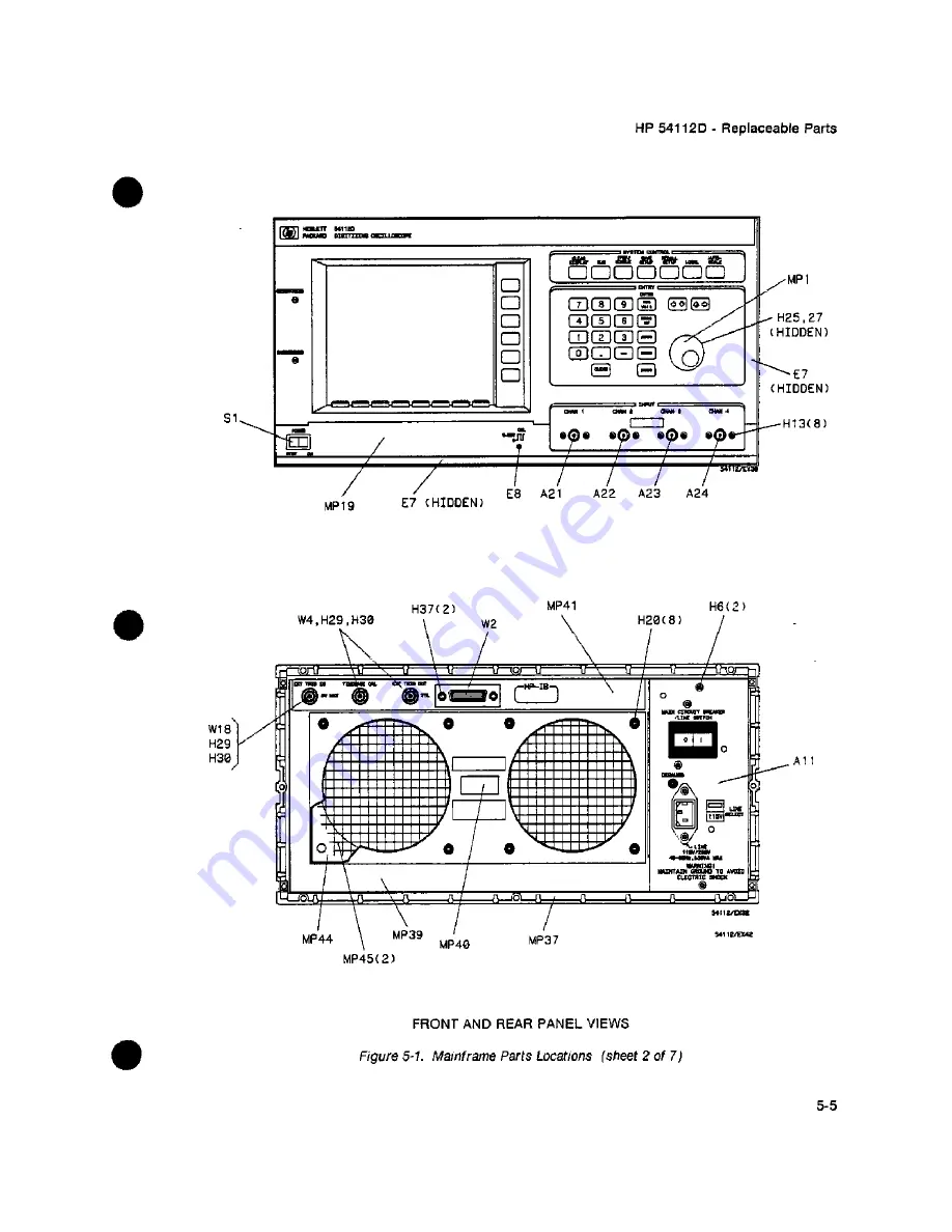 HP 54111d Service Manual Download Page 277