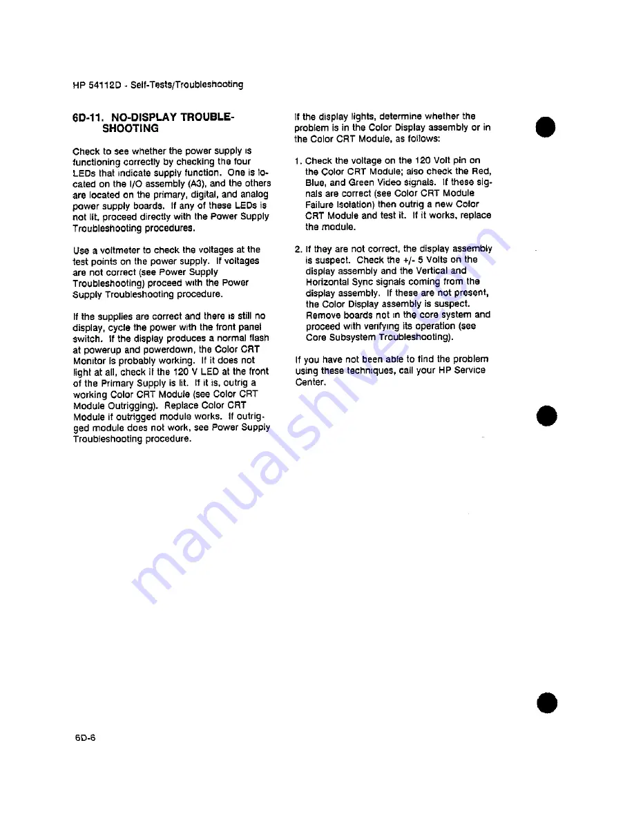 HP 54111d Service Manual Download Page 325