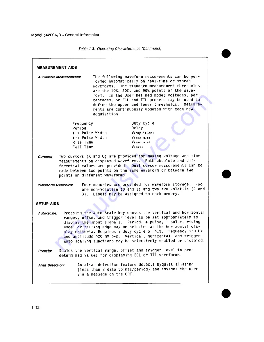 HP 54200A Operating Manual Download Page 22