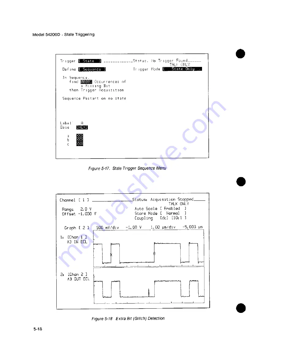 HP 54200A Operating Manual Download Page 87