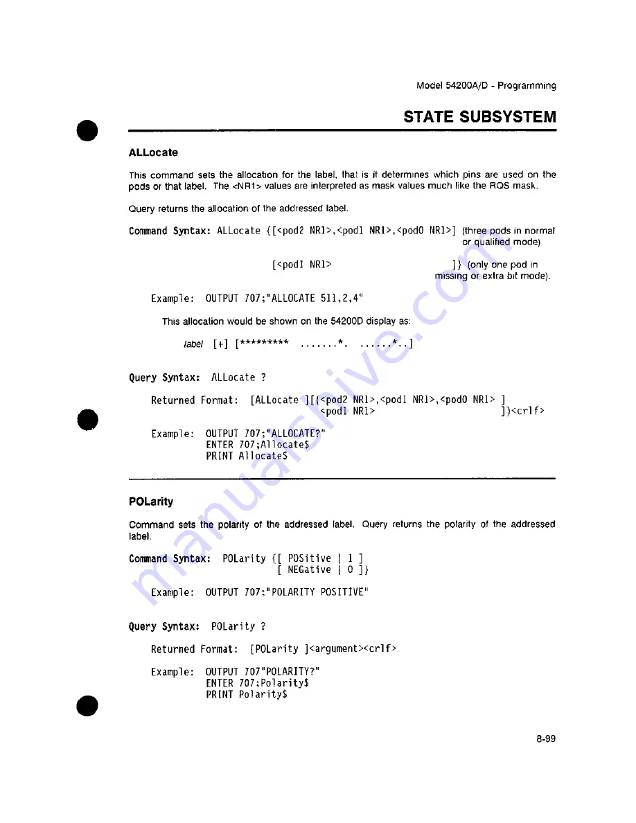 HP 54200A Operating Manual Download Page 214