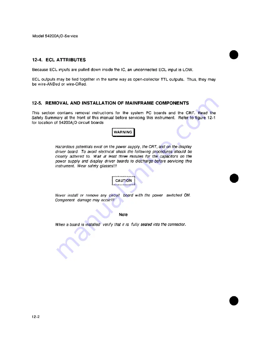 HP 54200A Operating Manual Download Page 329