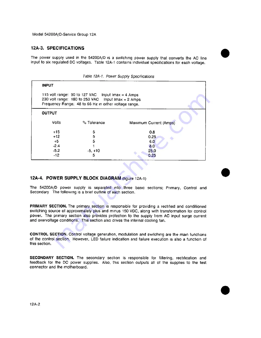 HP 54200A Operating Manual Download Page 342