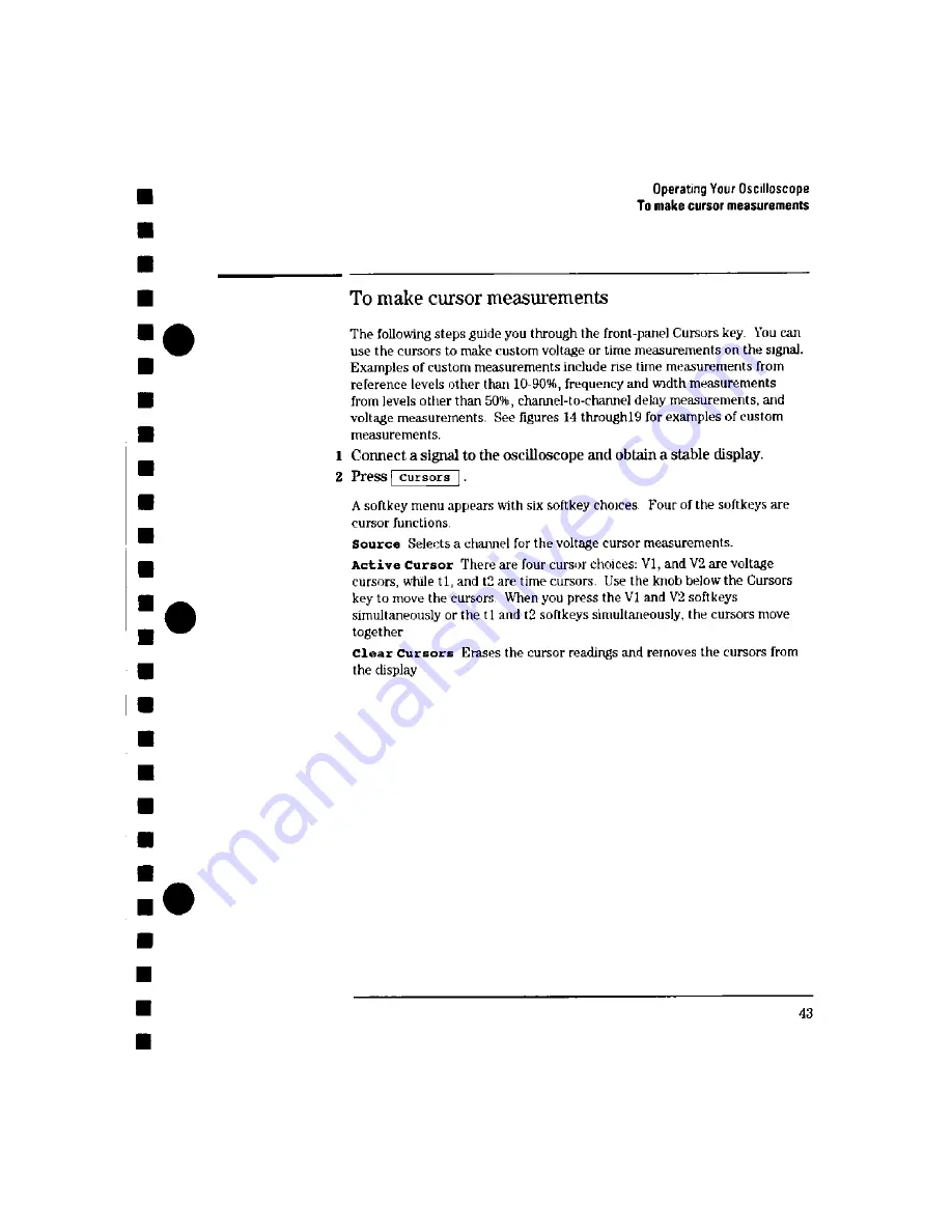 HP 54600 Series User'S And Service Manual Download Page 44