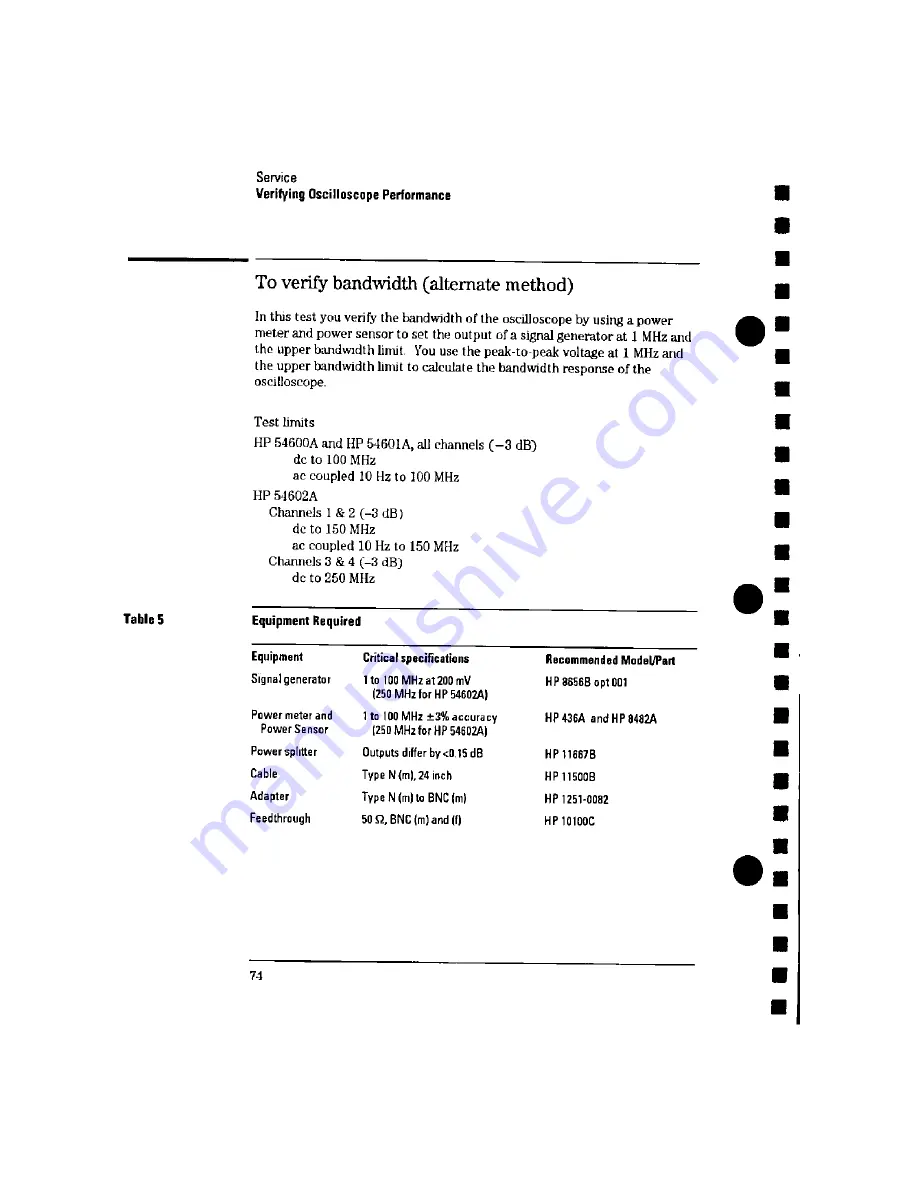 HP 54600 Series Скачать руководство пользователя страница 75