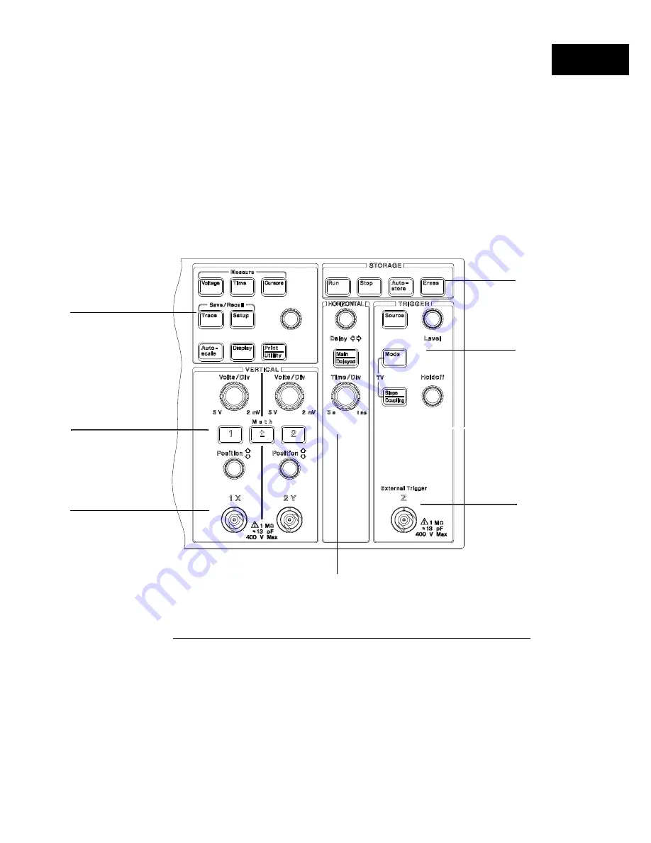 HP 54600 Series User'S And Service Manual Download Page 218