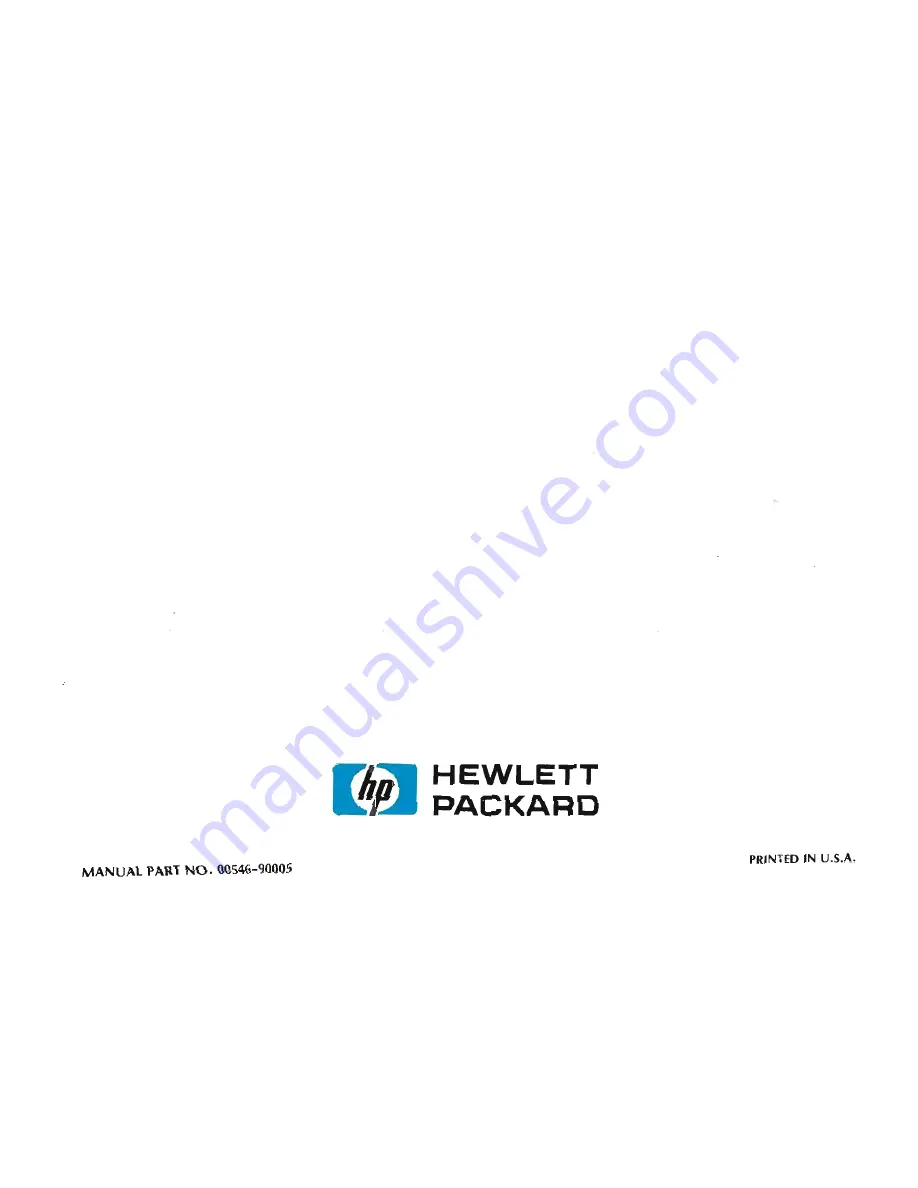 HP 546A Logic Pulser Operating And Service Manual Download Page 54