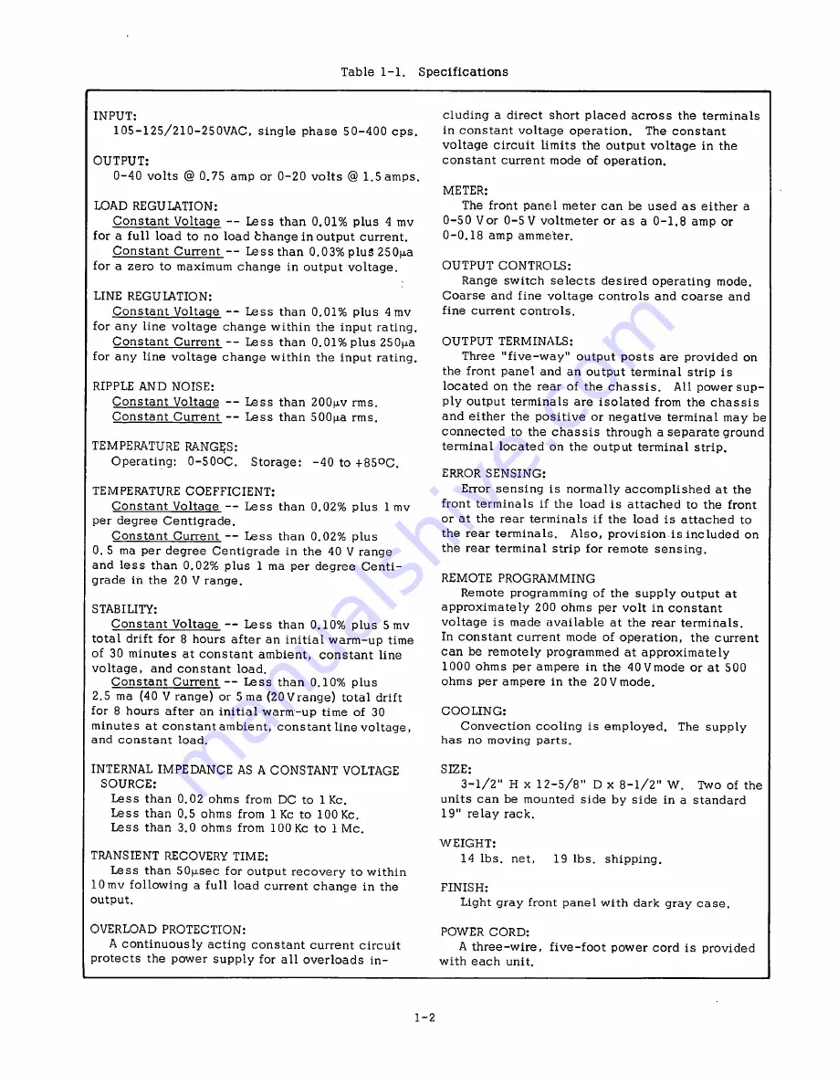 HP 6200B Operating And Service Manual Download Page 8