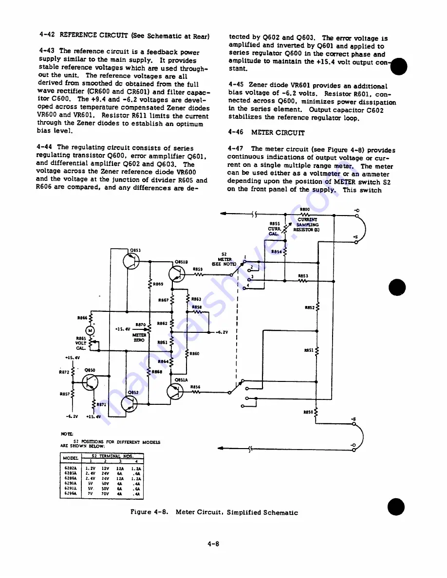 HP 6296A Operating And Service Manual Download Page 30