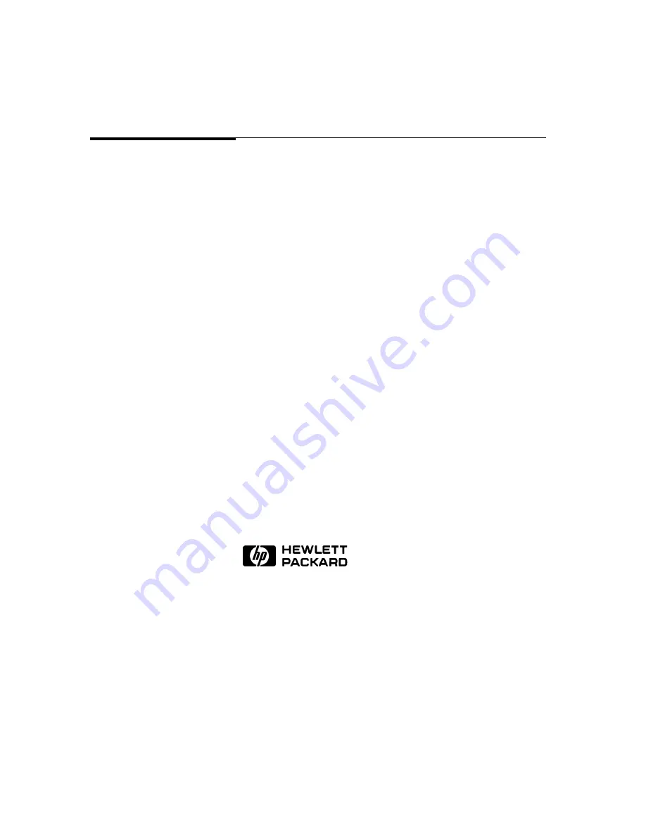 HP 64700 series User Manual Download Page 1