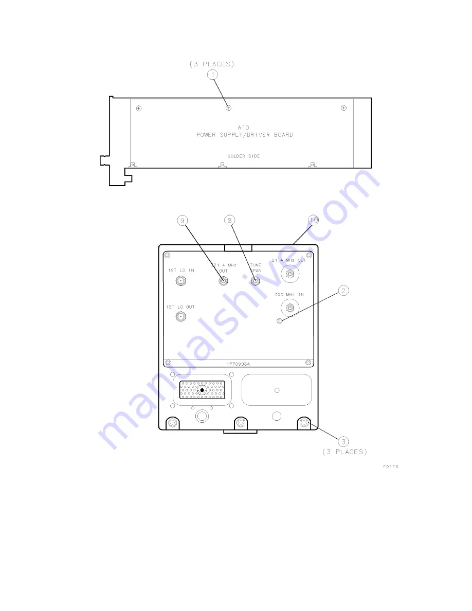 HP 70908A Service Manual Download Page 274