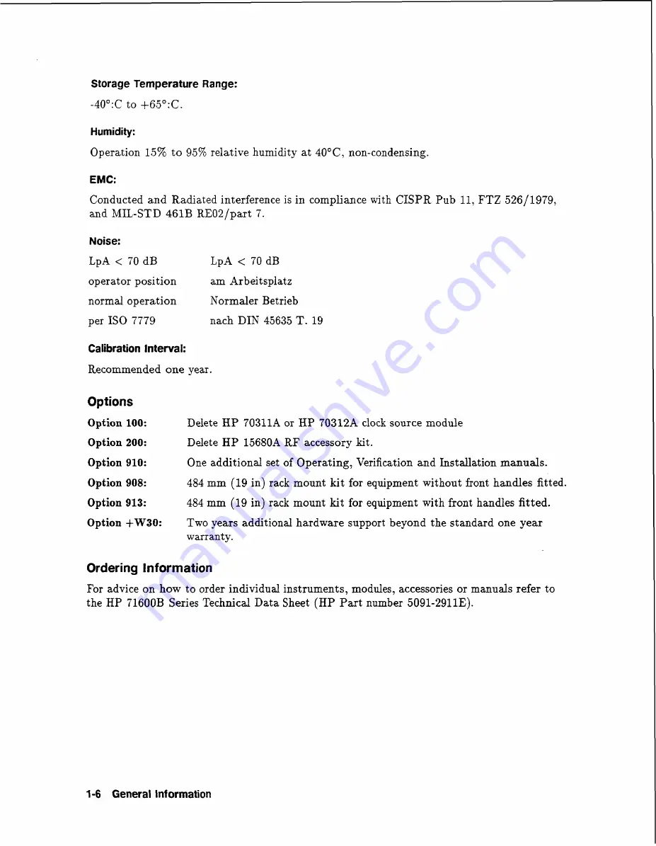 HP 71600-90004 Operating Manual Download Page 26