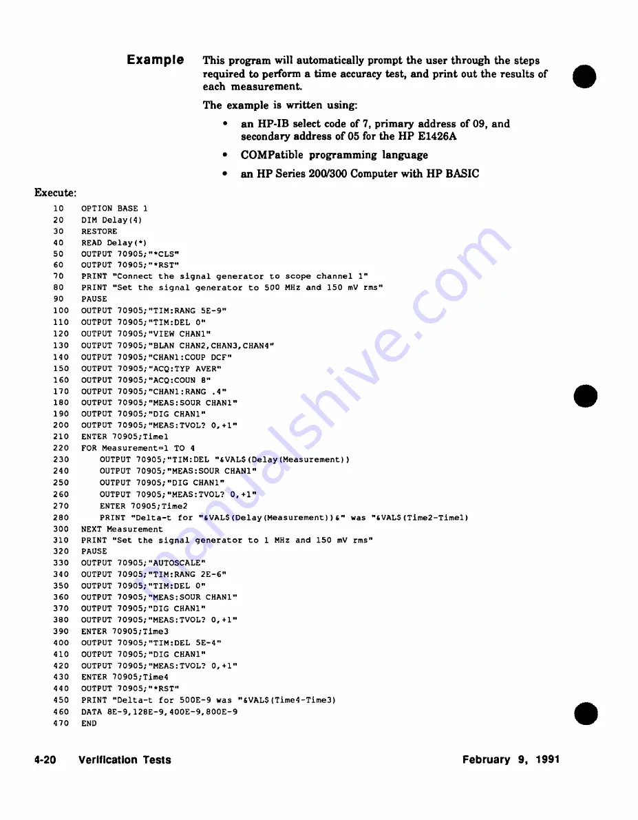 HP 75000 SERIES C Service Manual Download Page 45