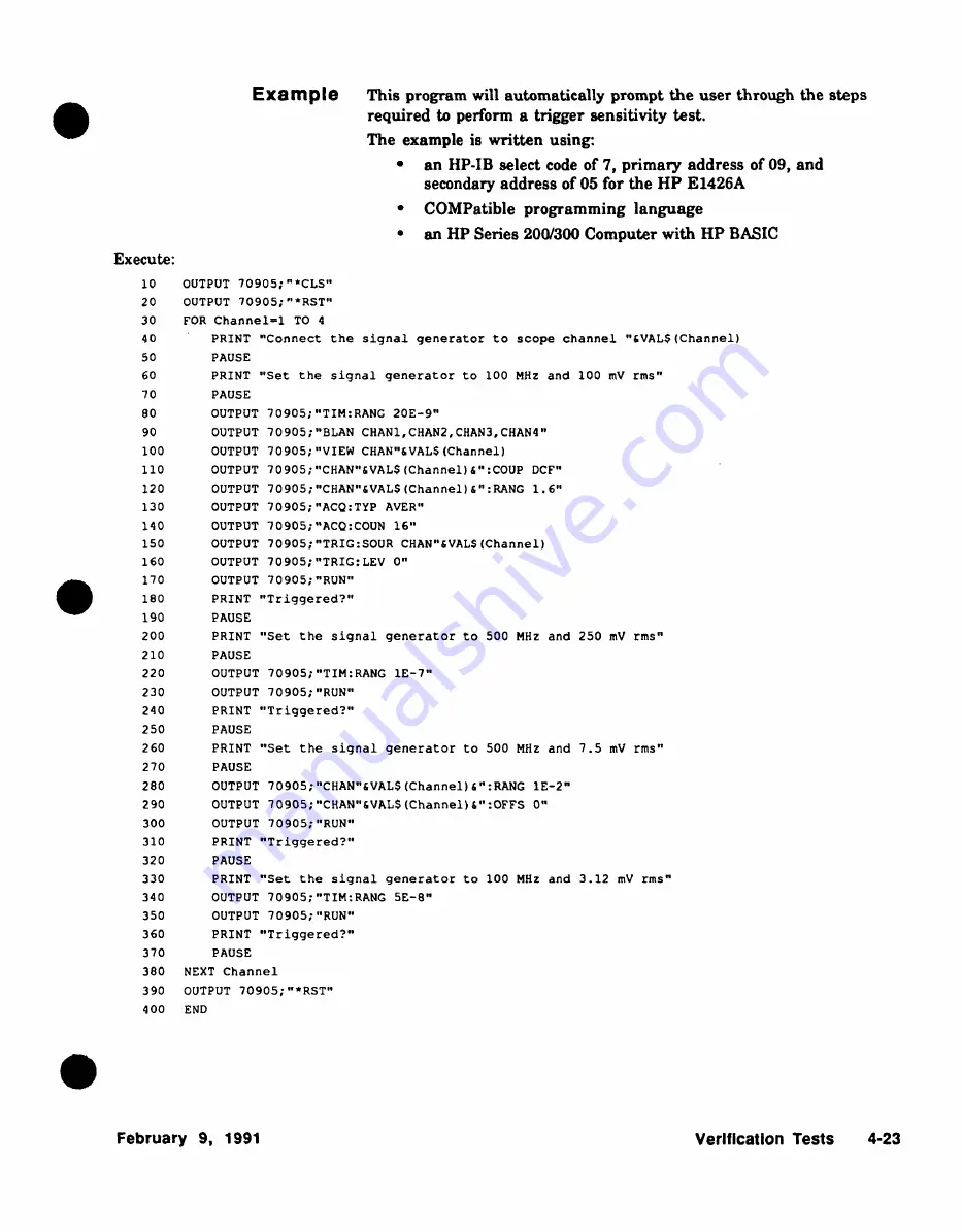 HP 75000 SERIES C Service Manual Download Page 48