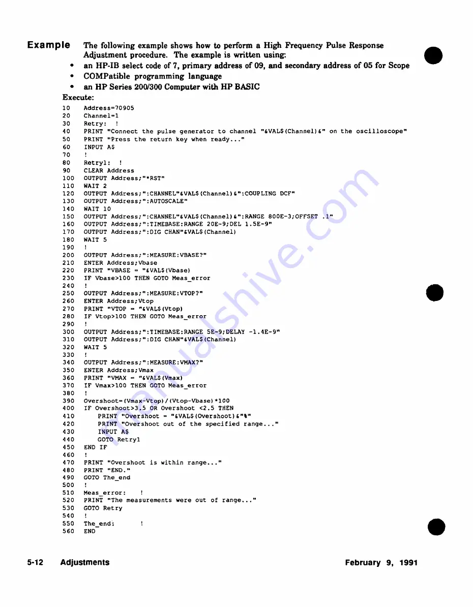 HP 75000 SERIES C Service Manual Download Page 66