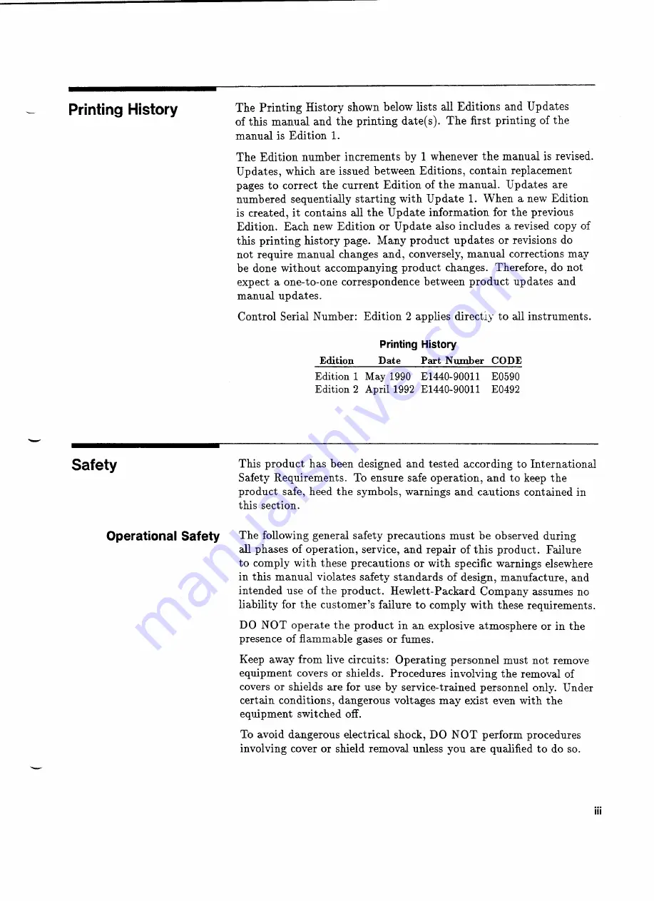 HP 75000 SERIES C User Manual Download Page 4