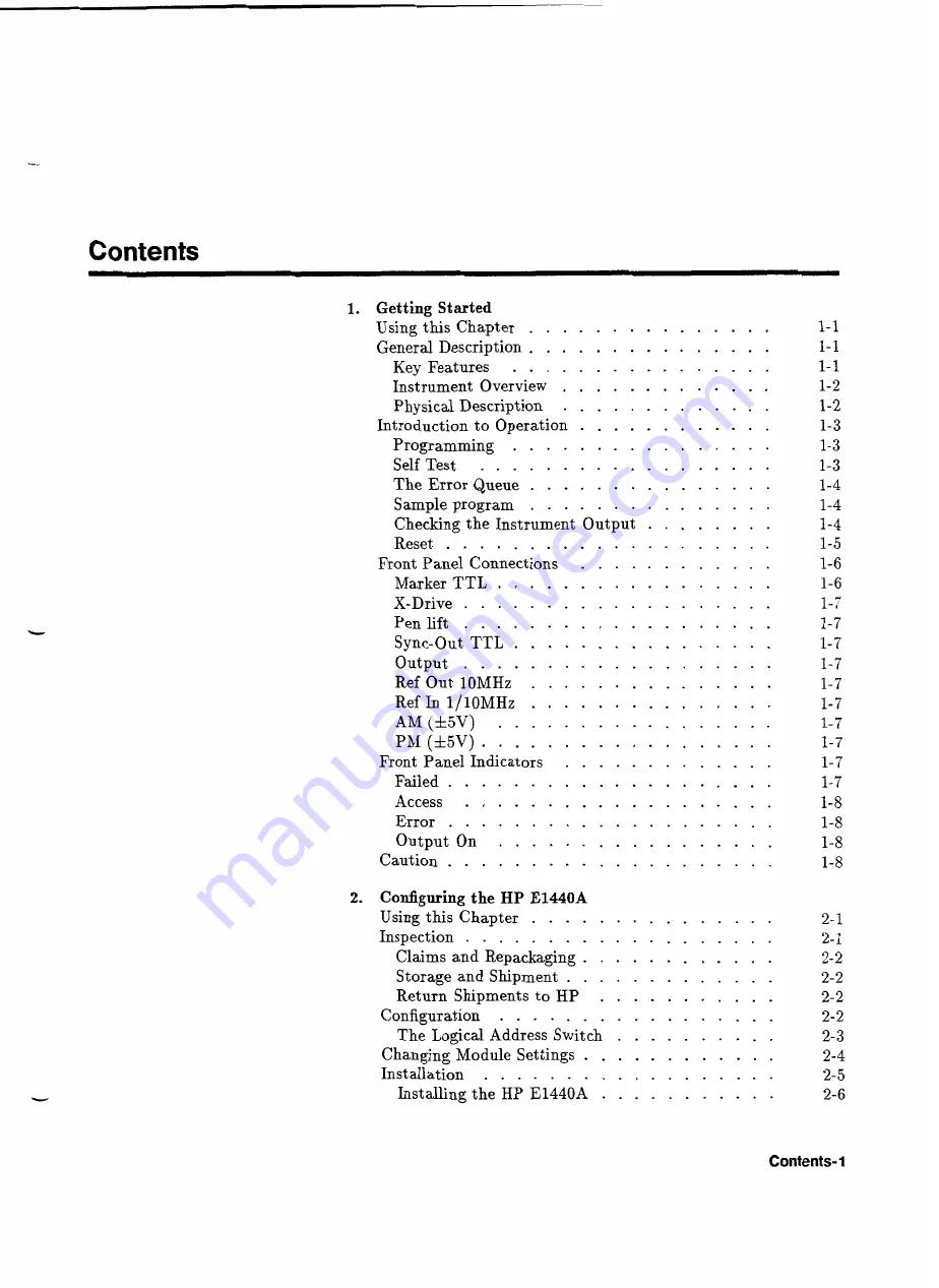 HP 75000 SERIES C User Manual Download Page 9