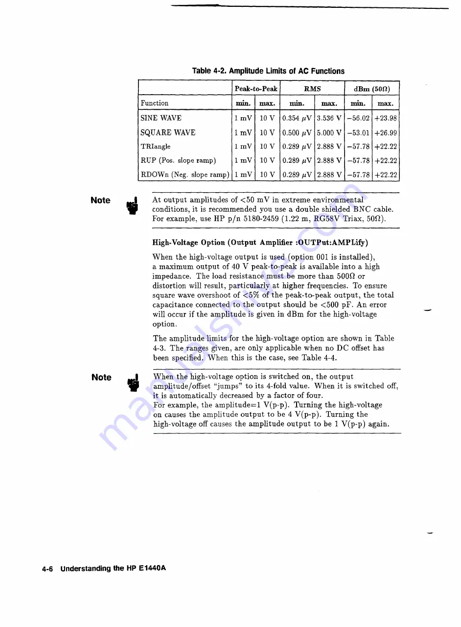 HP 75000 SERIES C User Manual Download Page 50