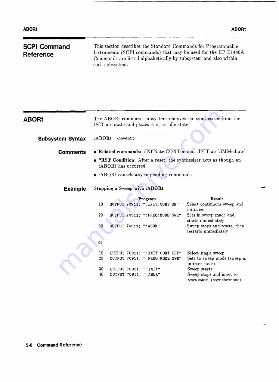 HP 75000 SERIES C User Manual Download Page 70