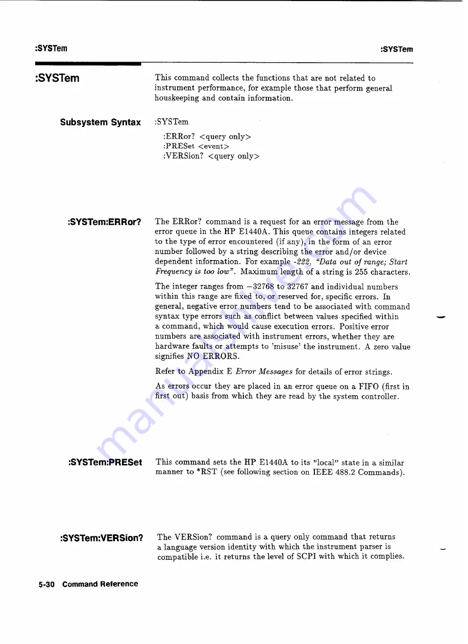 HP 75000 SERIES C User Manual Download Page 92